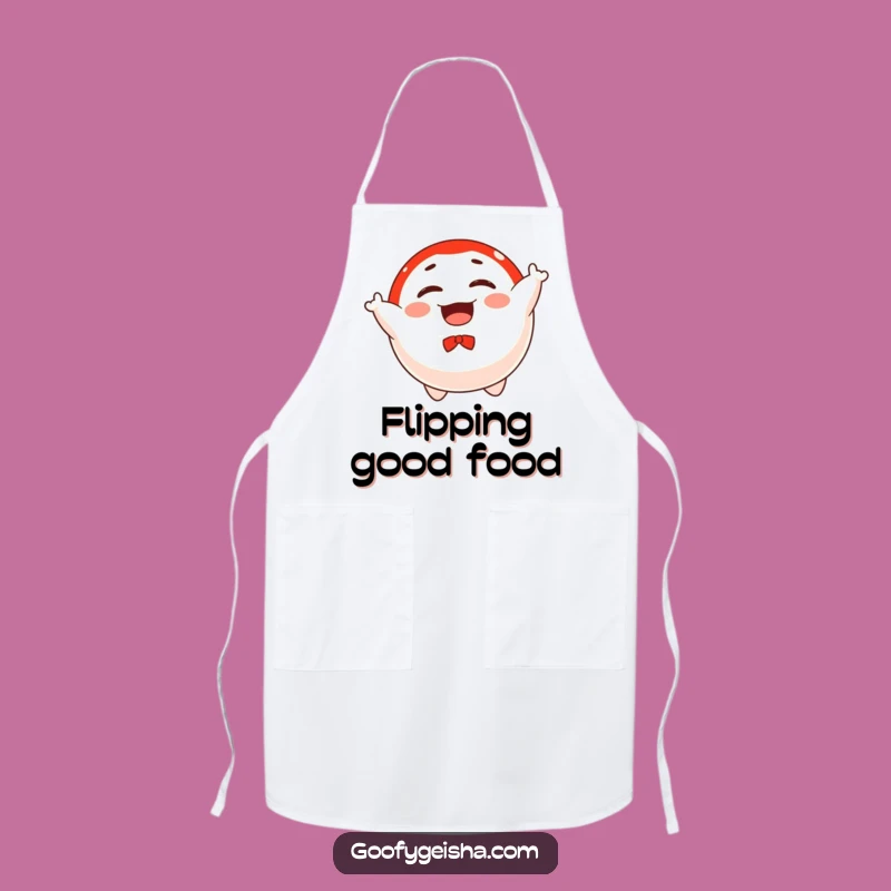 Funny Daruma Apron - Floating Spinning Doll Kitchen Fun Gift