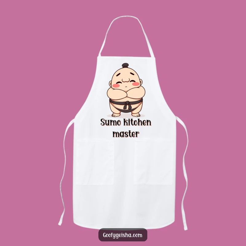 Funny Sumo Apron: Bowing Chef Character Wear, Practical Funny Gift