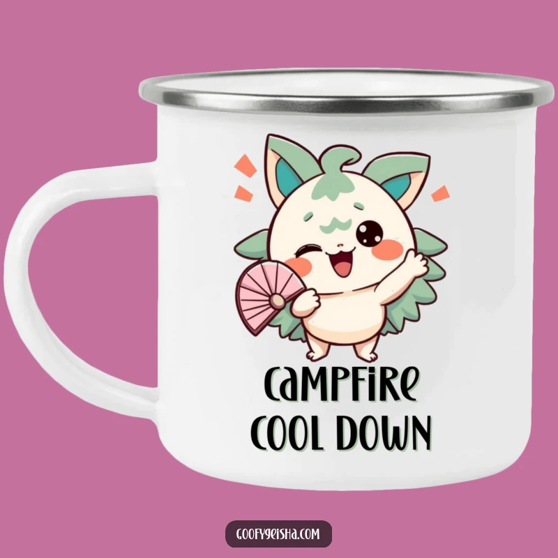 Funny Fanning Camp Mug - Stay Cool Outdoors