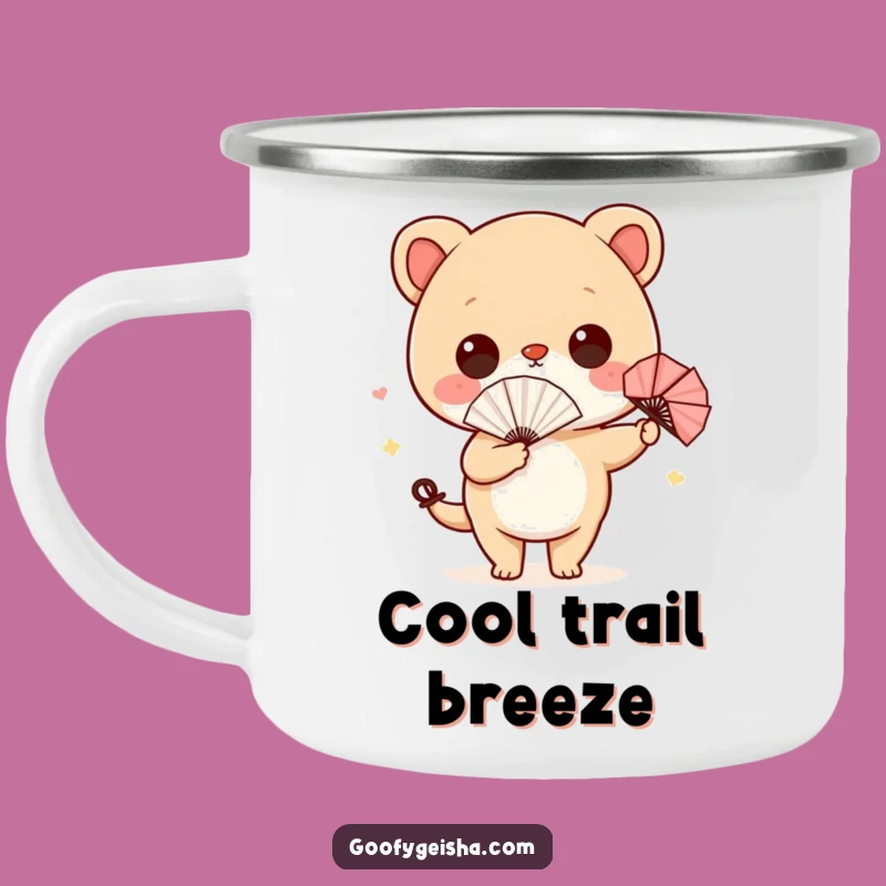 Funny Wiggling Character Camping Mug - Hilarious Outdoor Adventure Cup