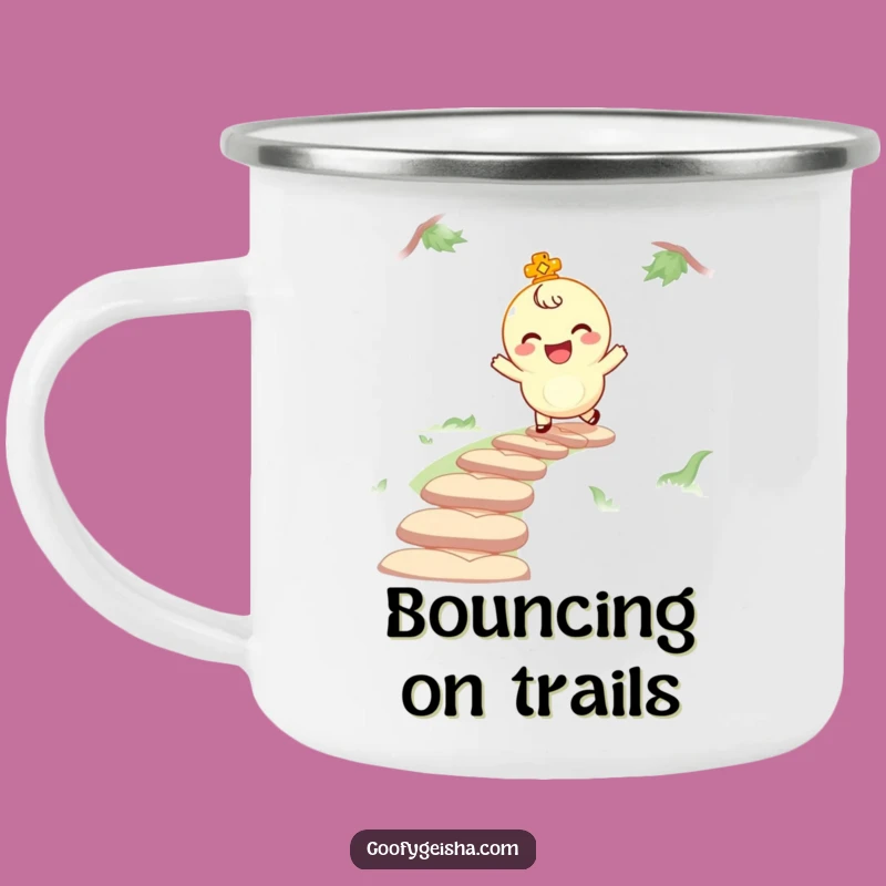 Durable Funny Lucky Charm Camping Mug for Giggling Outdoor Adventures