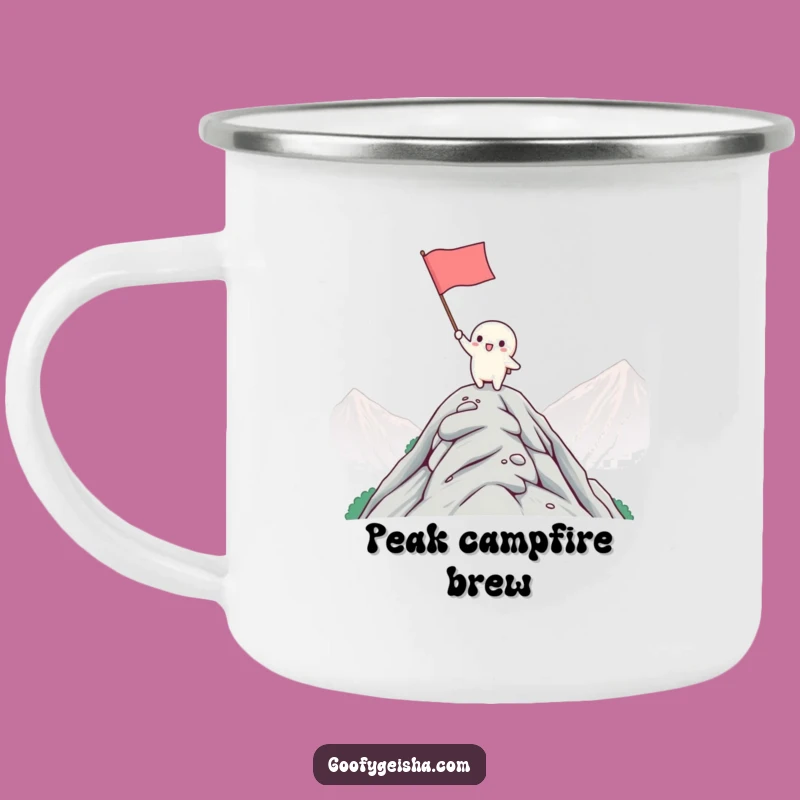 Funny Kawaii Summit Campfire Mug: Hilarious Adventure Sipware