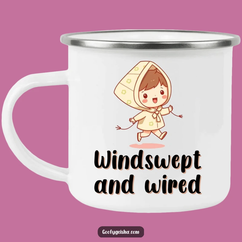 Funny Kite Camper Mug: Happy Skipper Fun, Perfect Funny Gift for Outdoors