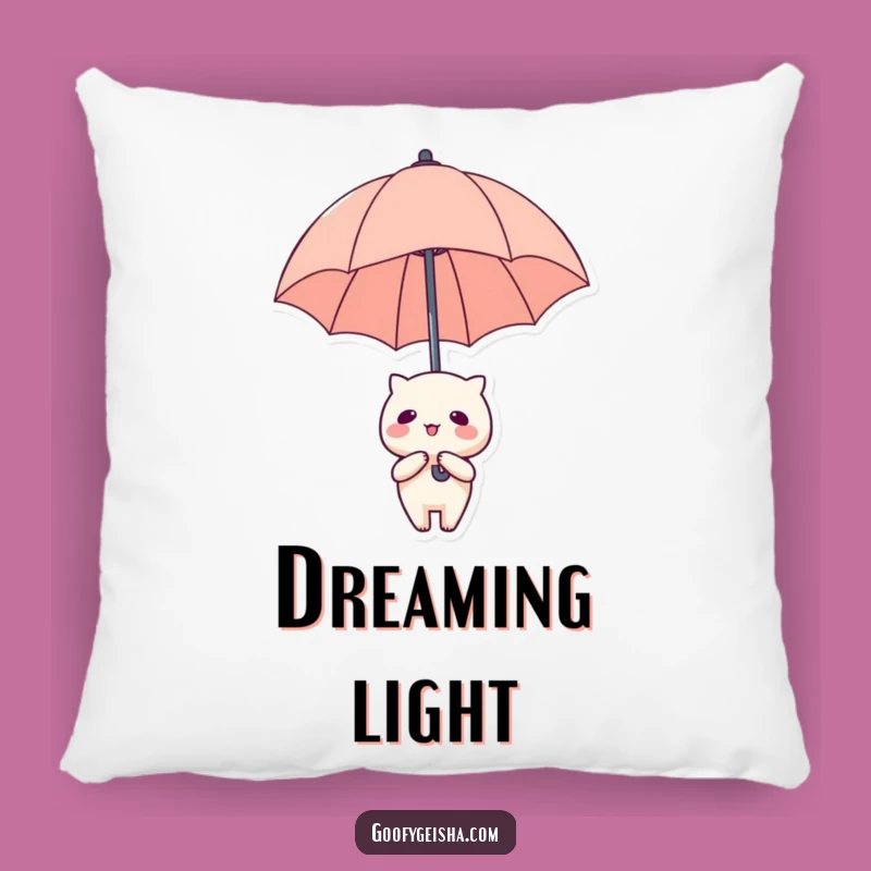 Funny Kawaii Pillow: Floating Comfort - Cushion for Dreamers & Cute Art Lovers