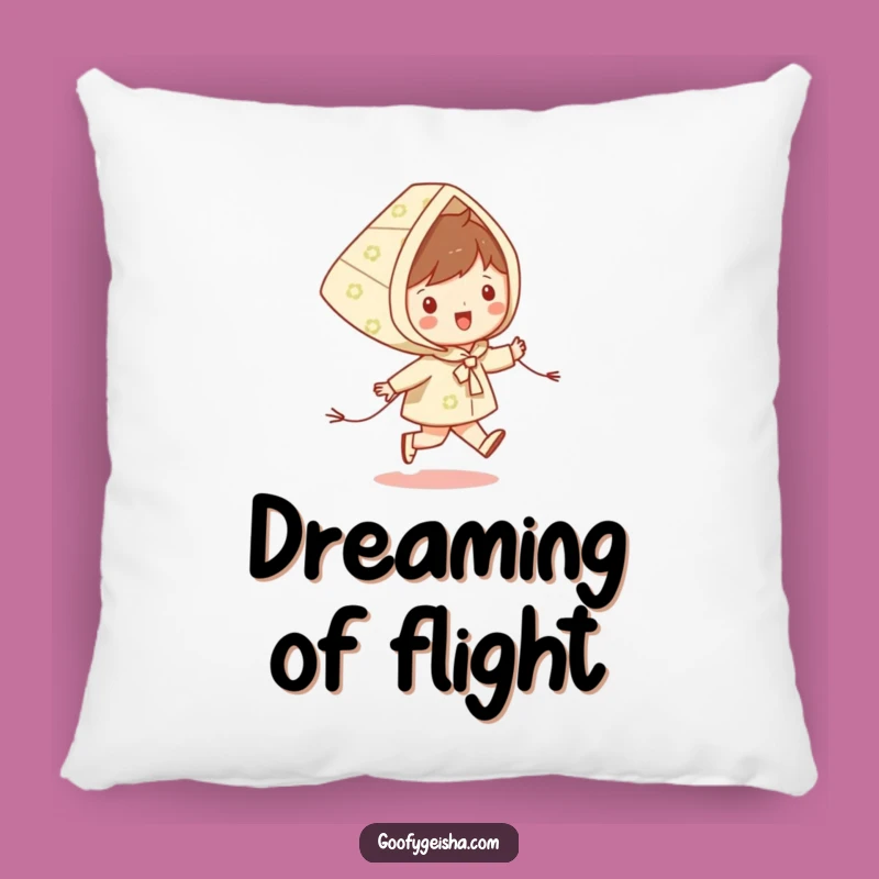 Funny Kite Pillow: Cozy Happy Character Cushion, Perfect Funny Gift for Comfort