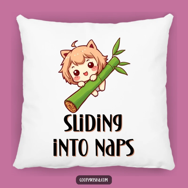 Funny Bamboo Pillow: Cozy Comical Character Cushion, Perfect Funny Gift for Comfort