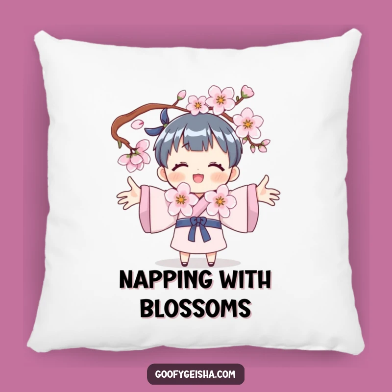 Funny Blossom Hug Pillow: Cozy Character Cushion, Perfect Funny Gift for Relaxation