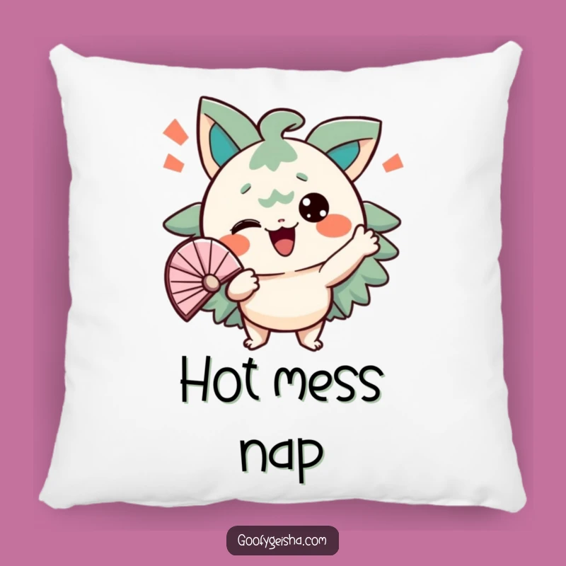 Funny Fanning Pillow - Comfy Relief with a Funny Face