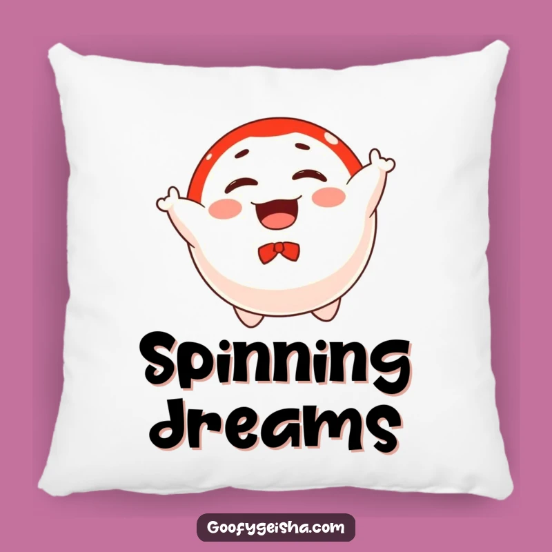 Funny Daruma Pillow - Floating Spinning Doll Comfort Gift