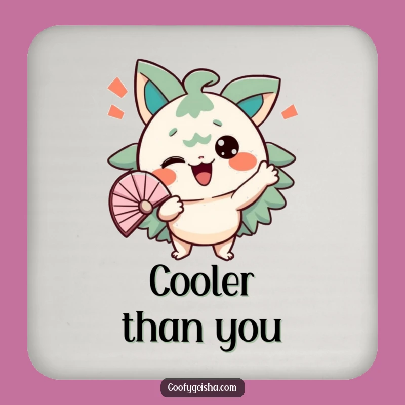 Funny Fanning Coaster - Protect Surfaces with a Fan