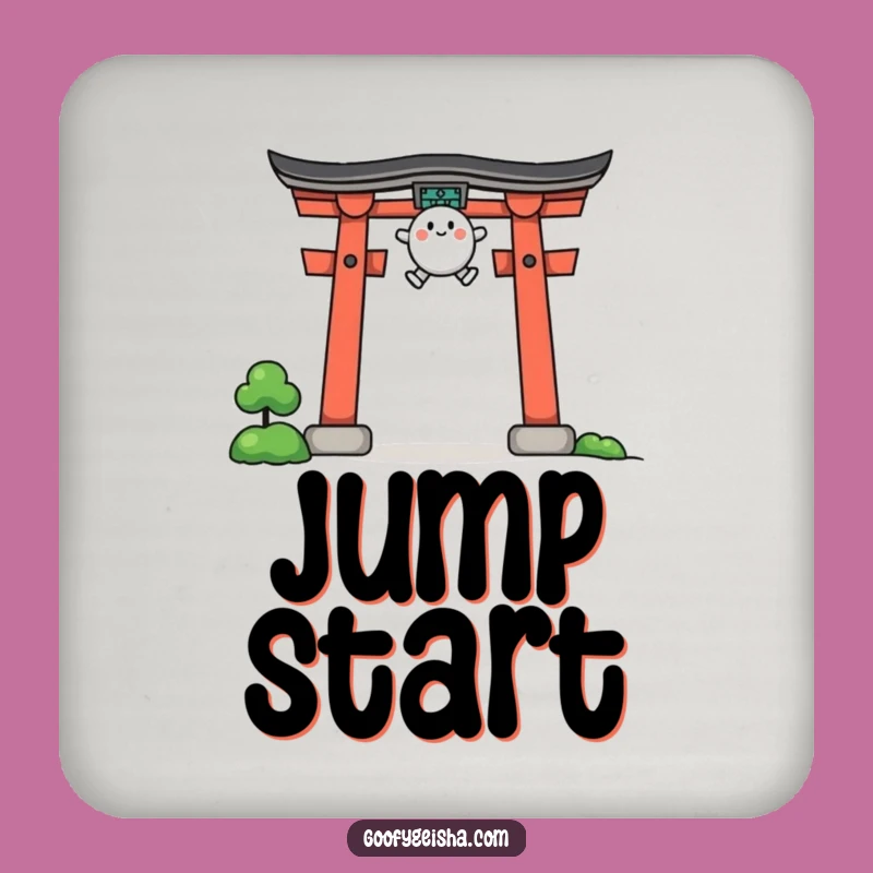 Funny Jumping Character Coaster Torii Gate Table Protection