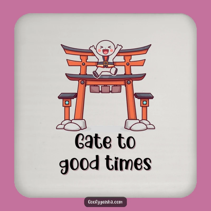Funny Torii Gate Leap Coaster: Joyful Protection, Unique Funny Gift