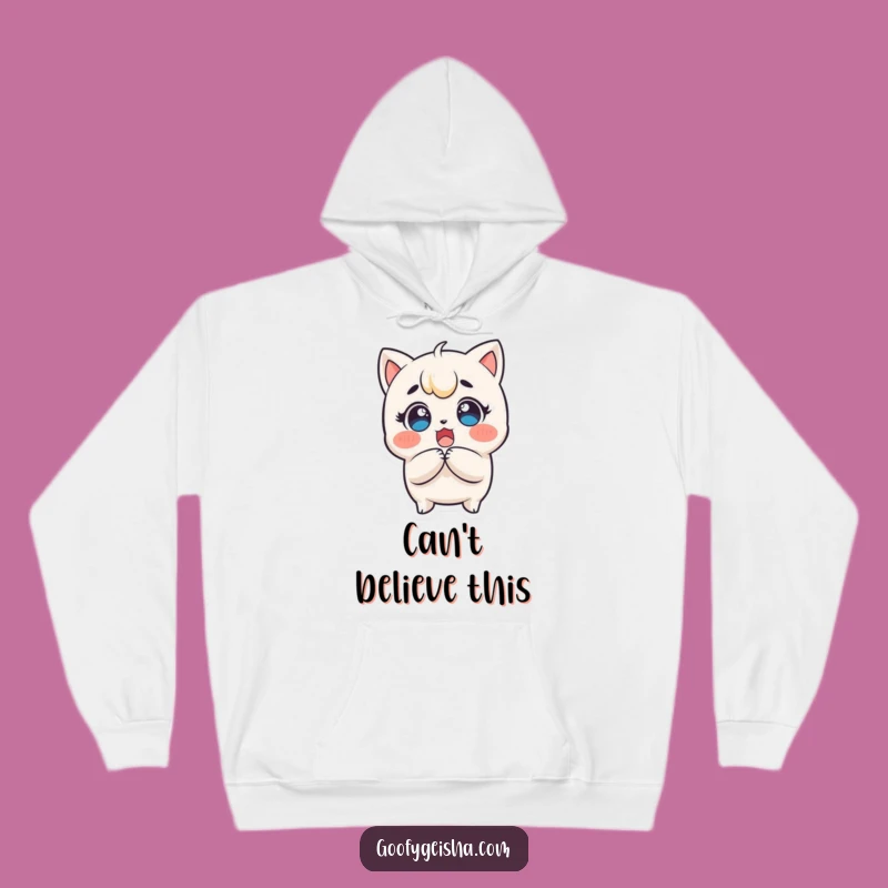 Cozy Funny Kawaii Surprise Hoodie: Warmth for Your Astonished Moments