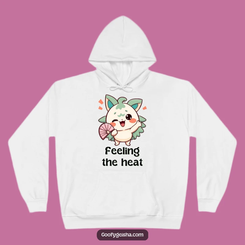 Funny Cozy Fanning Hoodie - Beat the Heat in Style
