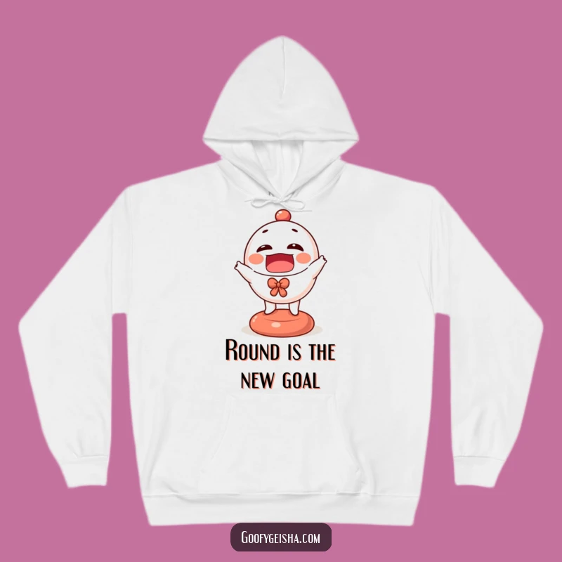 Funny Daruma Doll Hoodie: Cozy Bouncing Character Sweatshirt, The Ultimate Funny Gift