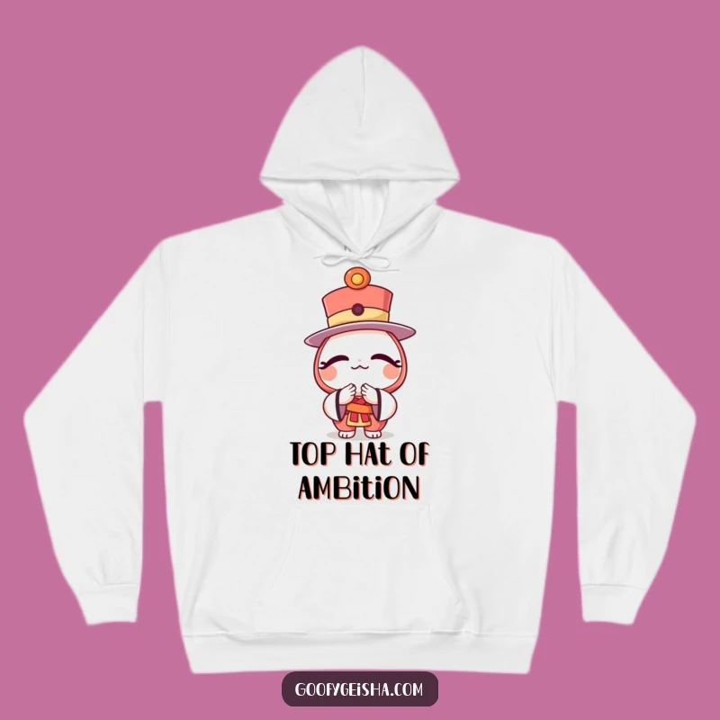 Funny Daruma Hat Hoodie Bowing Character Cozy Gift