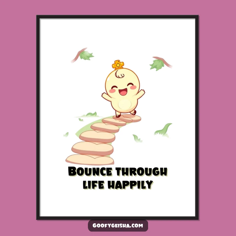 Funny Free Printable Wall Art: Giggling Lucky Charm, Downloadable Home Decor Gift