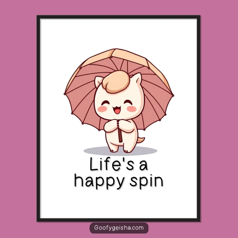 Free Printable Wall Art: Kawaii Character's Spin Whimsical Downloadable Decor