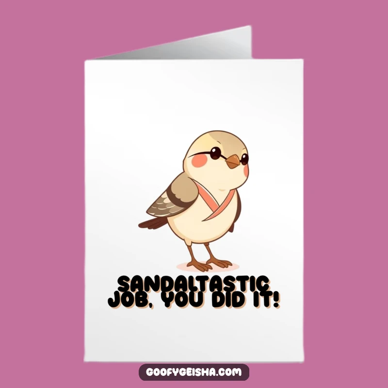 Free Printable Sparrow Congrats Card - Geta Attempt Downloadable