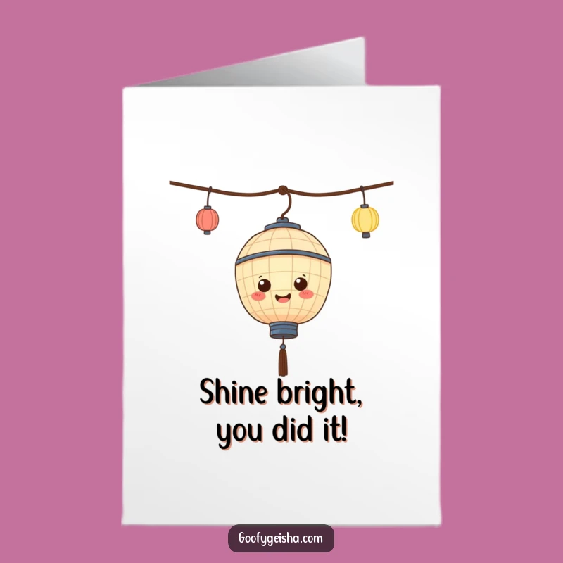 Free Printable Congrats Card: Happy Lantern Bobbing with Joy - Funny Downloadable!