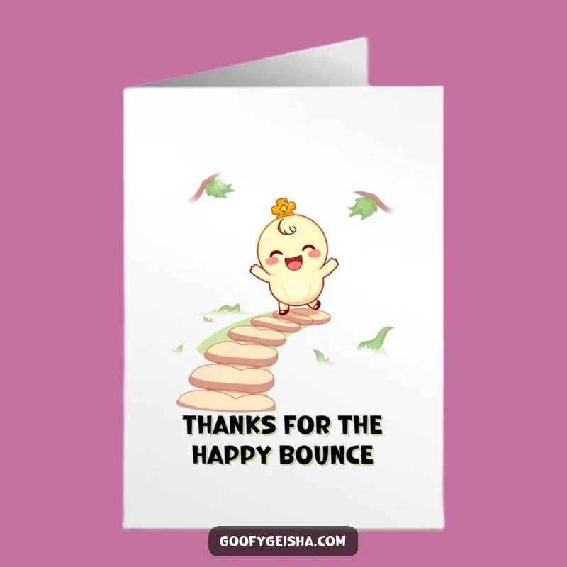Free Printable Thank You Card: Funny Lucky Charm, Bouncy DIY Downloadable Gift