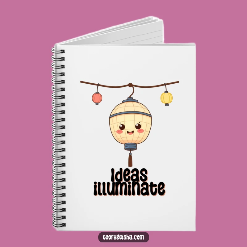 Funny Bobbing Lantern Notebook: Cute Character, Perfect Cheerful Gift!