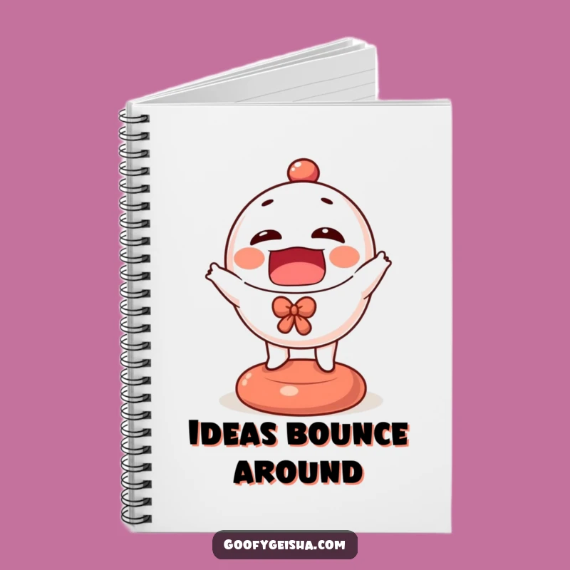 Funny Daruma Doll Notebook: Bouncing Character Journal, Perfect for Ideas and Funny Gifts