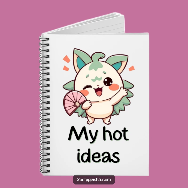 Funny Fanning Notebook - Jot Down Hot Takes