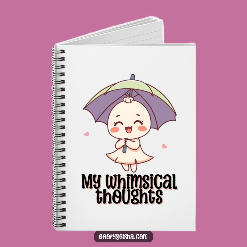 Funny Umbrella Notebook: Journal Your Thoughts with Joy