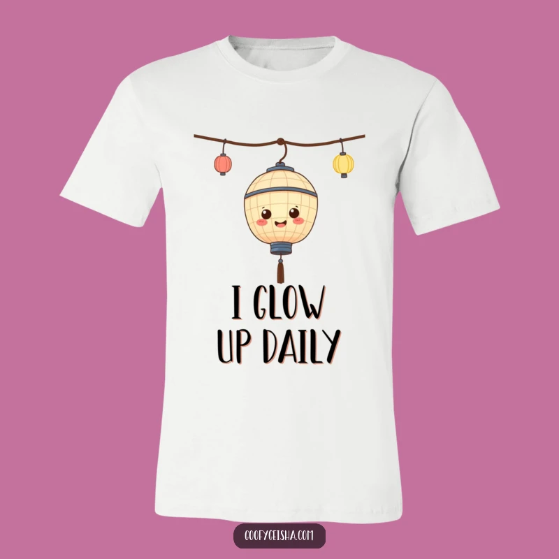 Funny Bobbing Lantern T-Shirt: Cute Character, Perfect Cheerful Gift!