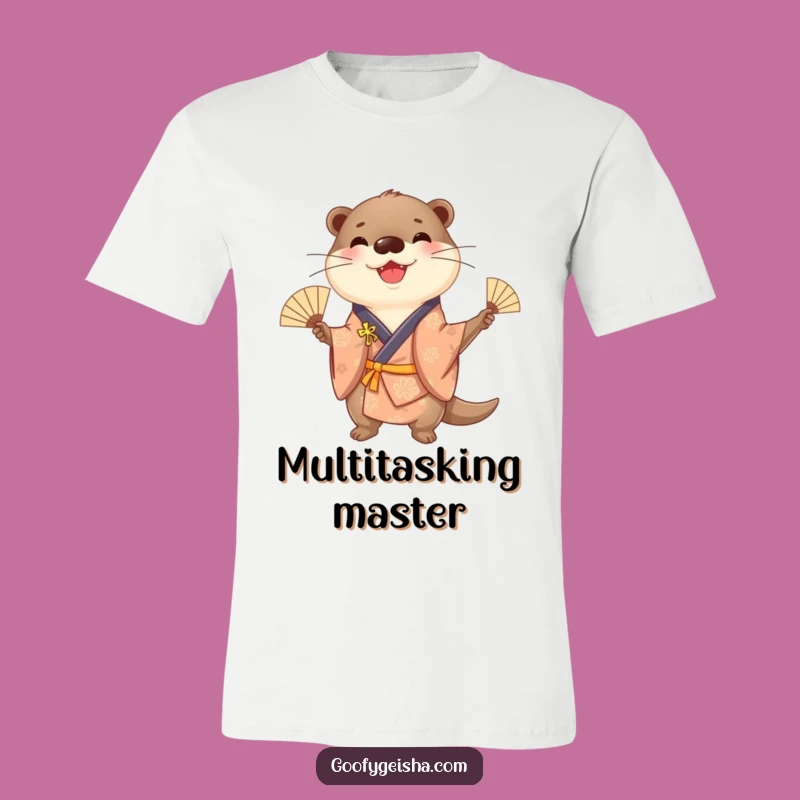 Funny Otter Kimono T-Shirt: Juggling Fan Style, Great Humorous Gift