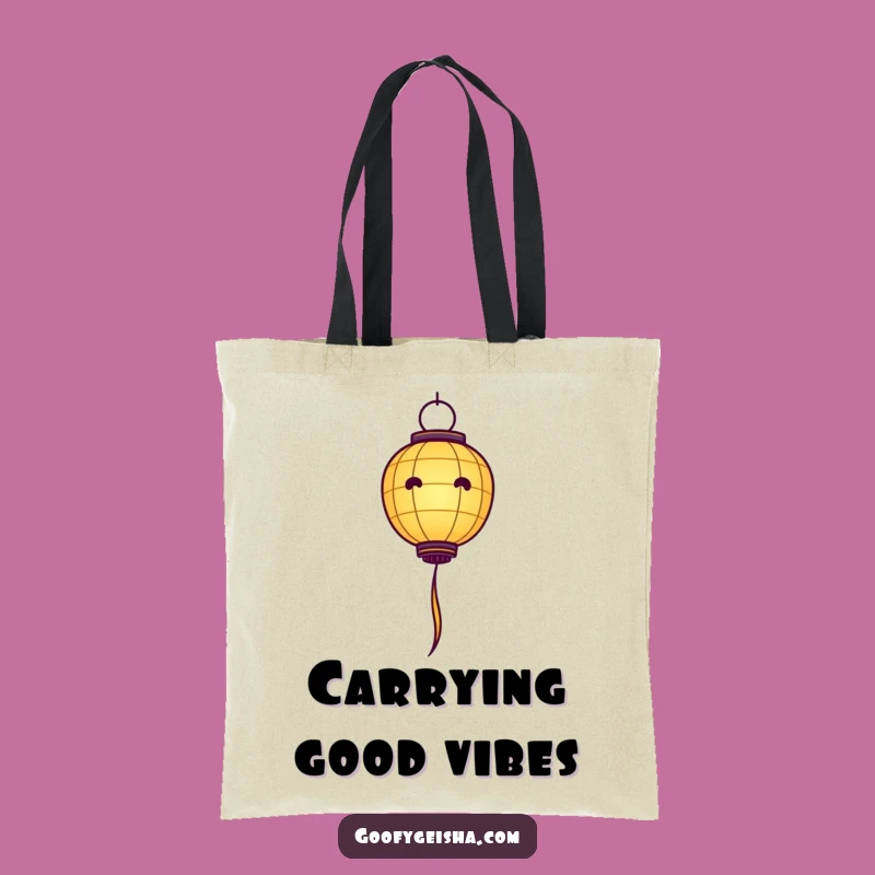 Funny Paper Lantern Tote Bag: Carry Joy, Upward Adventure - Perfect Gift!