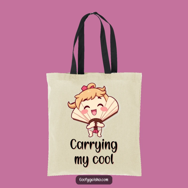 Funny Fan Character Tote Bag: Carry Your Cheer with Stylish Flourish