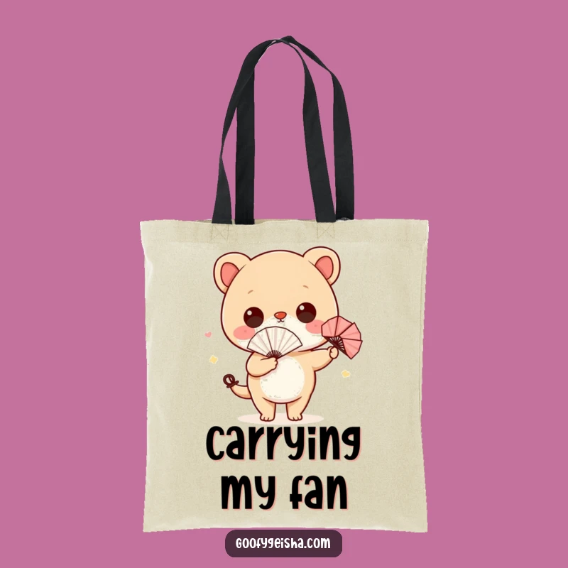 Funny Wiggling Character Tote Bag - Hilarious Fashion Accessory for Groceries & Giggles