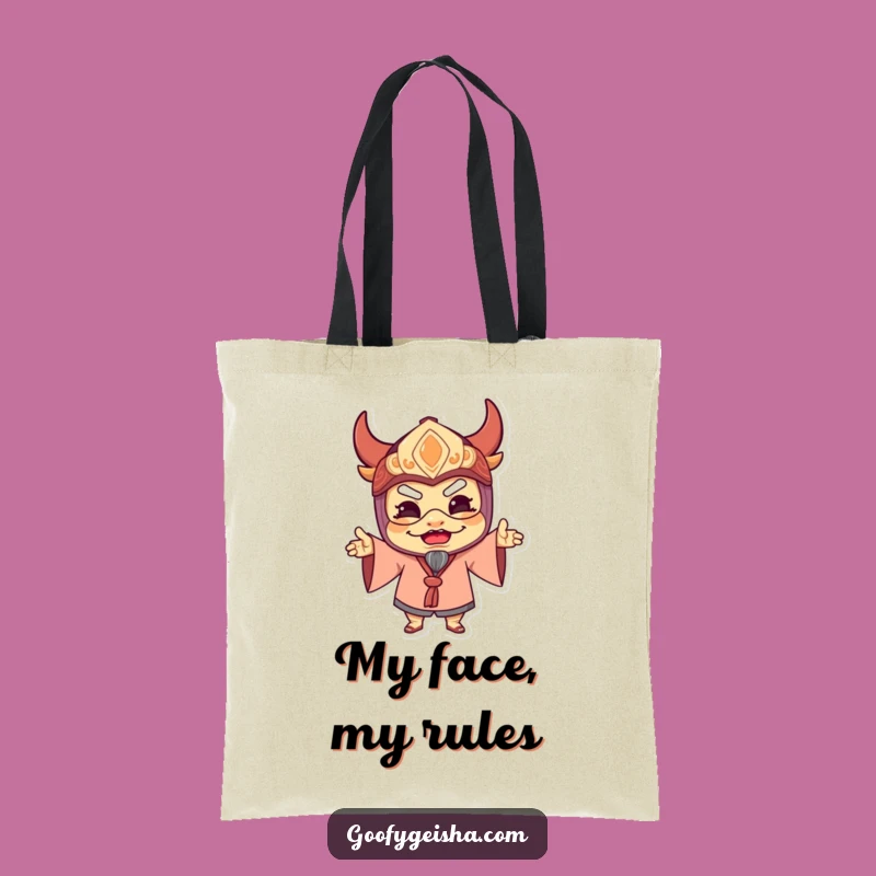 Funny Masked Character Tote Bag: Carry Your Joyful Spirit Everywhere
