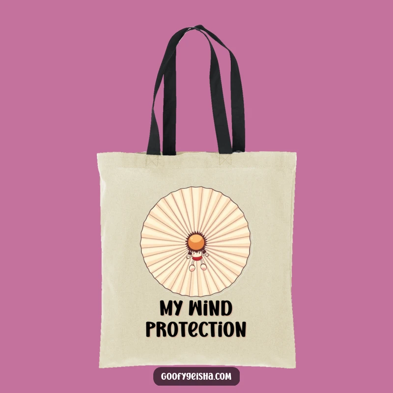 Funny Fan Hider Tote Bag: Carry Your Coolness, Perfect Playful Funny Gift